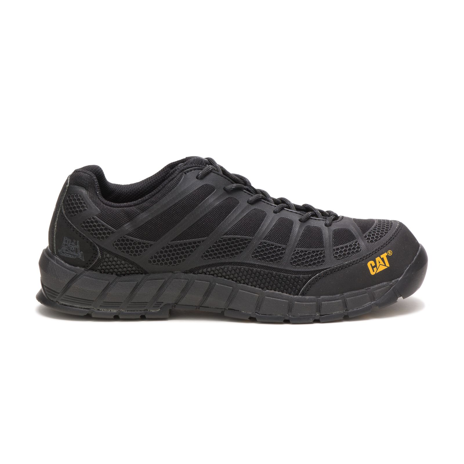 Caterpillar Streamline Composite Toe Philippines - Mens Trainers - Black 81095KGJF